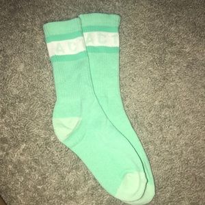 ACTIVE brand mint green socks